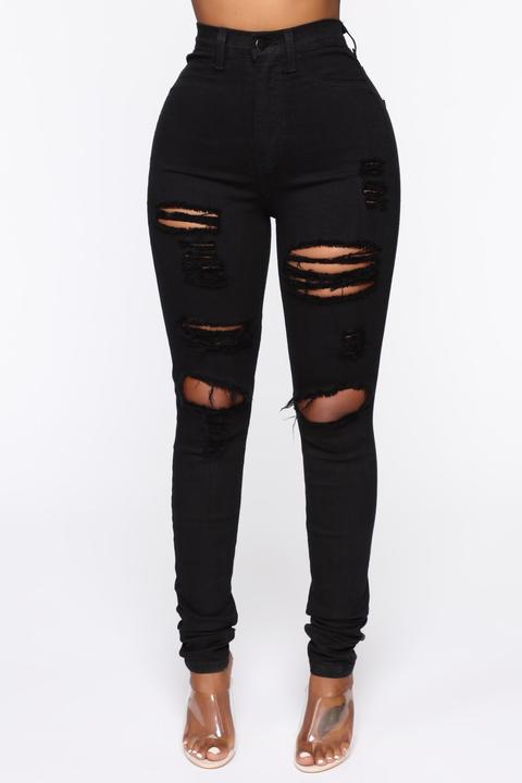 Blanched Jeans - Black