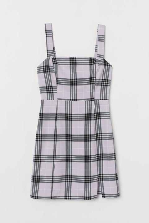 Pinafore Dress - Purple