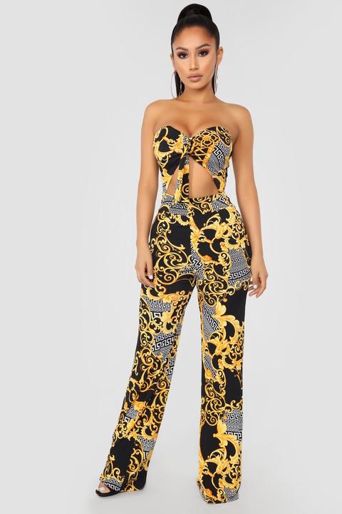 Wine And Dine Jumpsuit - Black