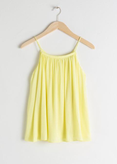 A-line Rope Tie Tank Top