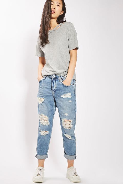 Moto Super Ripped Hayden Boyfriend Jeans