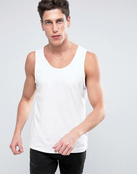 Threadbare - Canotta Basic - Bianco