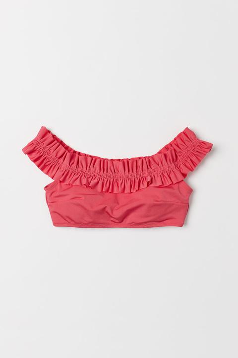 Top De Bikini Sin Hombros - Rosa