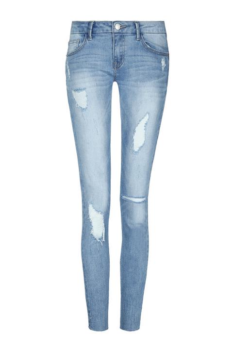 Jeans Con Strappi Chiari