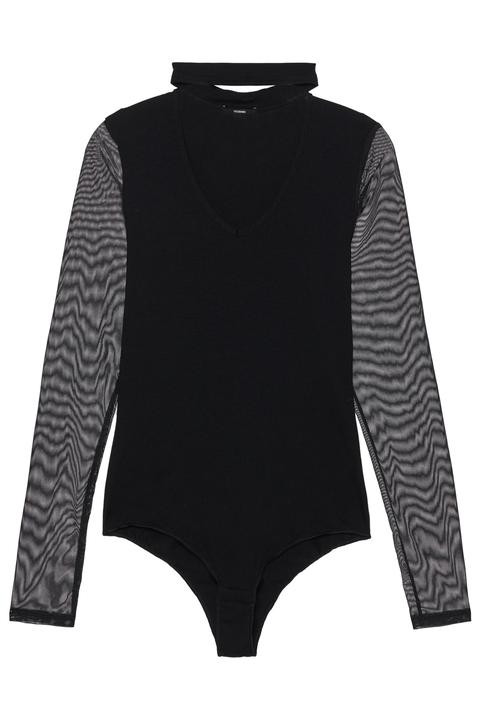 Body In Viscosa E Tulle