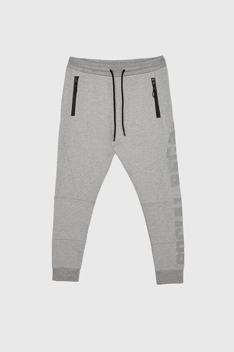 Pantalón Jogger Texto