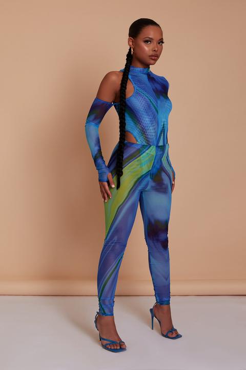 The Blue Print Leggings