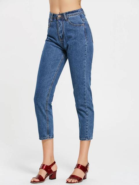 Jeans Diritti Diritti Capri Blue