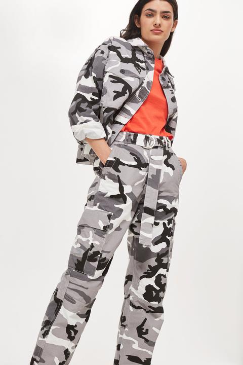 camouflage cargo trousers ladies