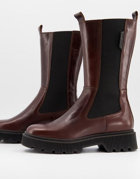 Kurt Geiger London Stint Calf Boot In Brown