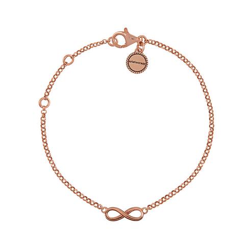 Pulsera Infinito Oro Rosa