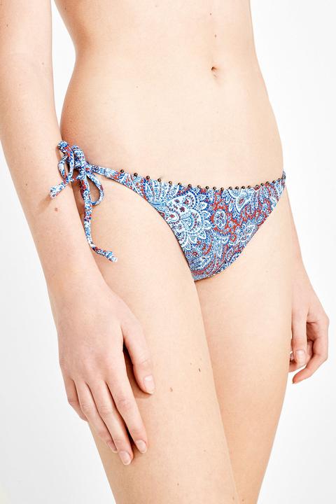 Braga De Bikini Media Reversible Paisley