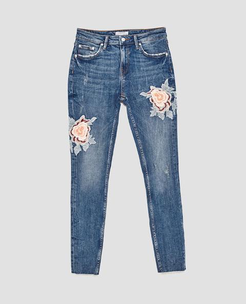 Jeans The Skinny In 3d Embroidery