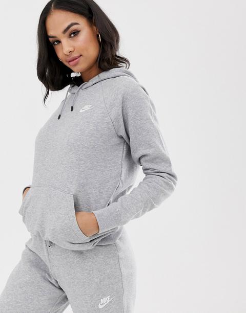 nike hoodie gris