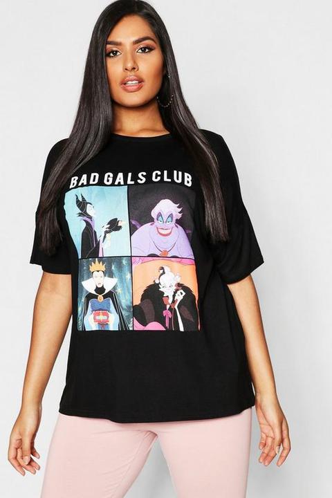 Camiseta “bad Gals Club' De Disney Plus, Negro