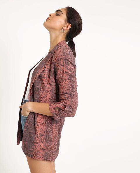 Blazer Pitón Mujer