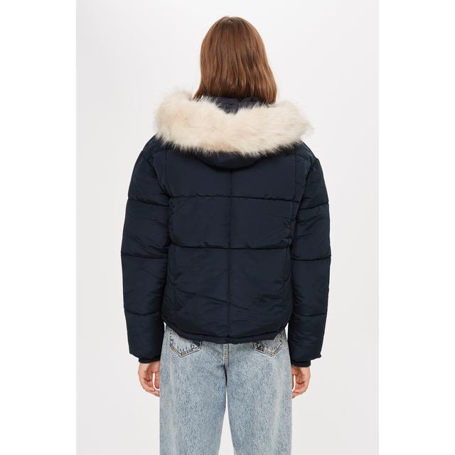 topshop blue puffer jacket