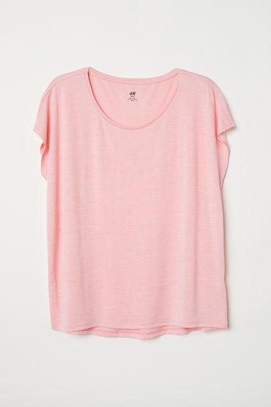 H & M - H & M+ Maglia Sportiva - Rosa