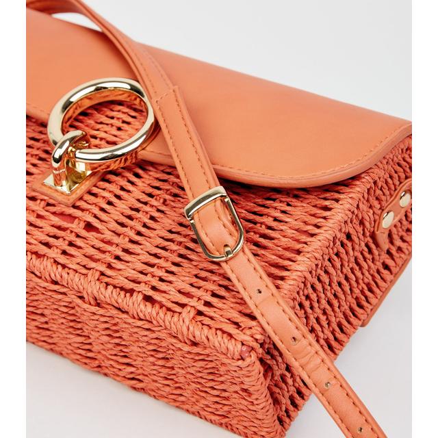 new look orange bag