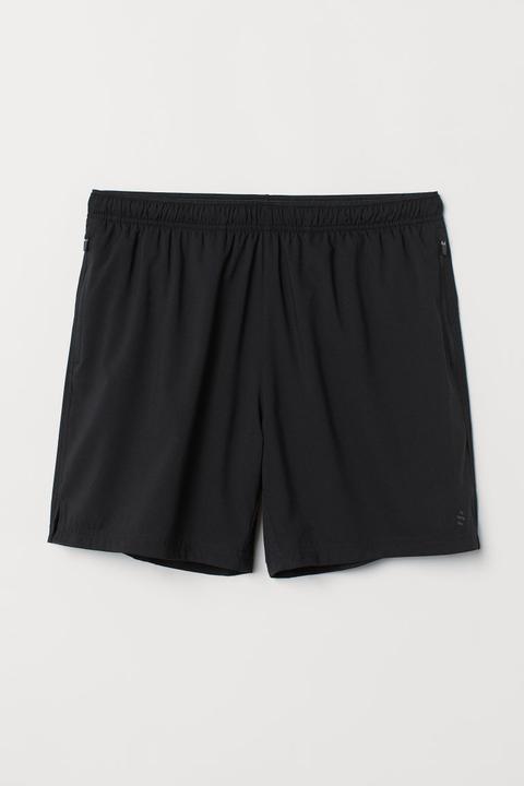 Pantalón Corto De Correr - Negro