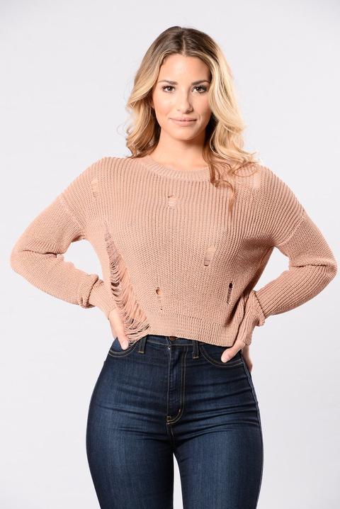 All Day Dancing Sweater - Mauve