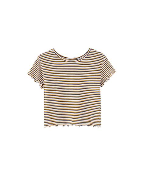 Camiseta Rayas Finas Rib Ancho