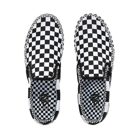 vans slip on all over checkerboard