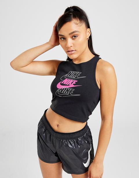 Nike Camiseta De Tirantes Double Swoosh - Only At Jd, Negro