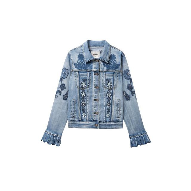 Veste En Jean A Volants From Desigual On 21 Buttons