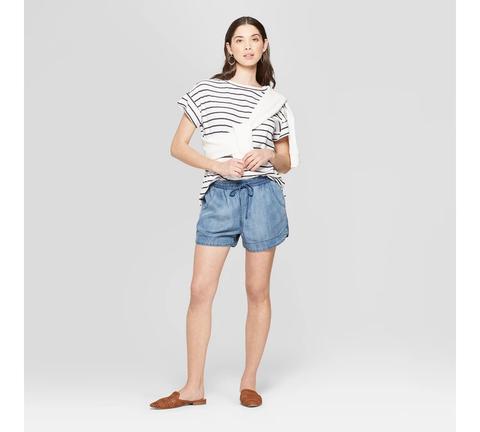 universal thread pull on shorts
