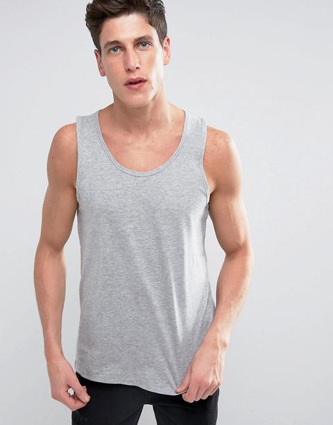 Threadbare - Canotta Basic - Grigio