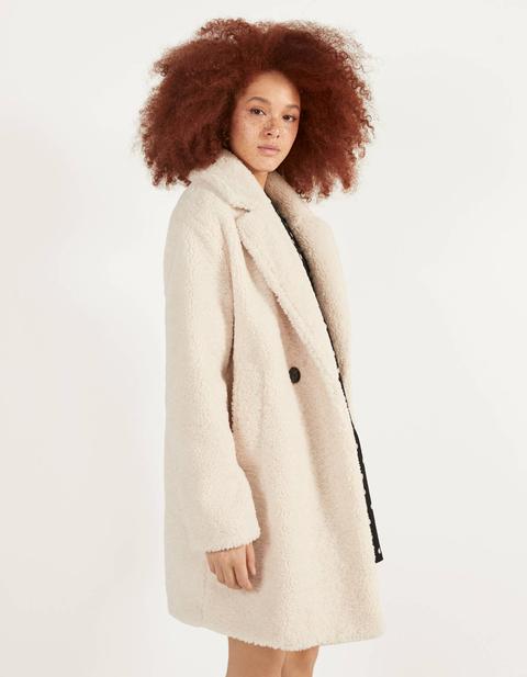 Faux Shearling Coat