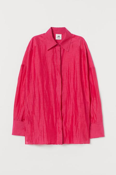 Camisa Oversize - Rosa