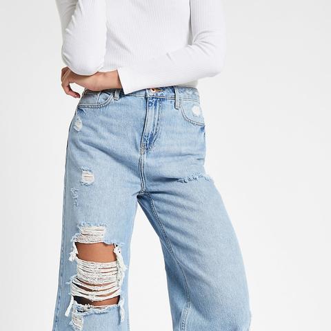 river island alexa crop wide