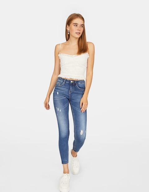 Jeans Push Up Jeans Chiaro