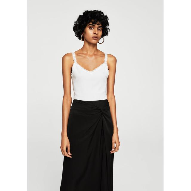 camiseta tirantes encaje