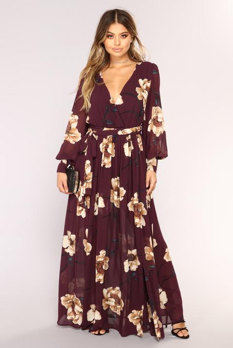 Fashion nova hotsell plum dress