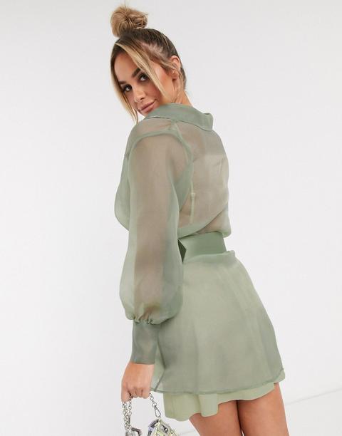 asos organza dress