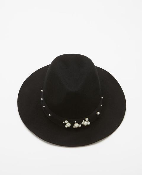 Fedora Con Perle