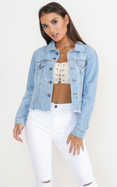 Learn To Love Denim Jacket In Light Wash