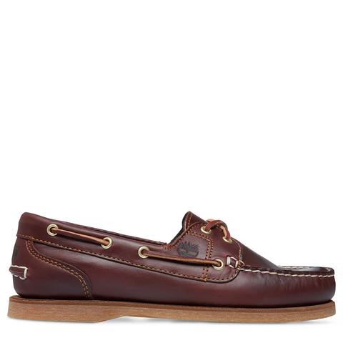 Timberland® Classic 2-eye Boat Shoe For Women In Brown Brown, Size 3.5