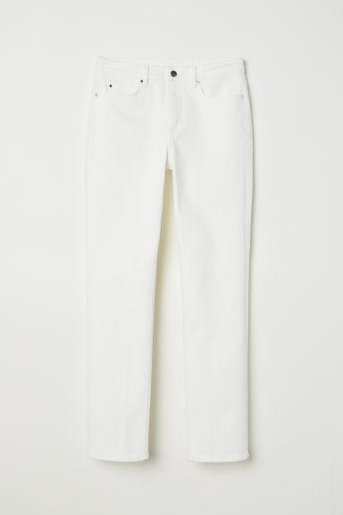 H & M - Slim Ankle Jeans - Bianco