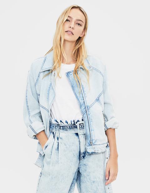 Cazadora Denim Oversize