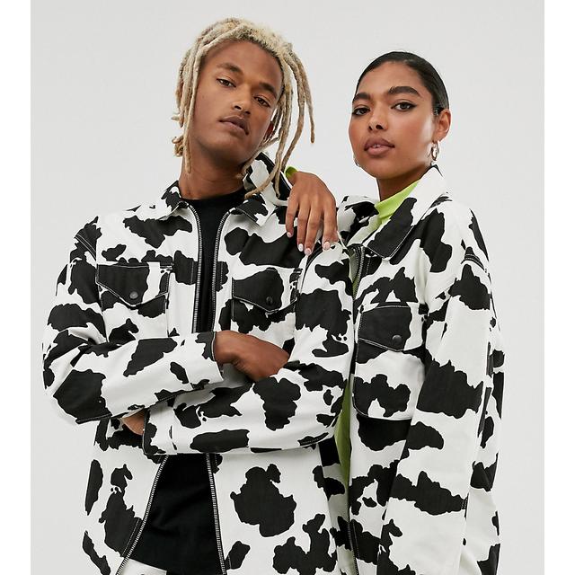 cow pattern jacket