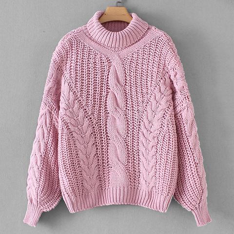 Jerséis Liso Rosa Casual