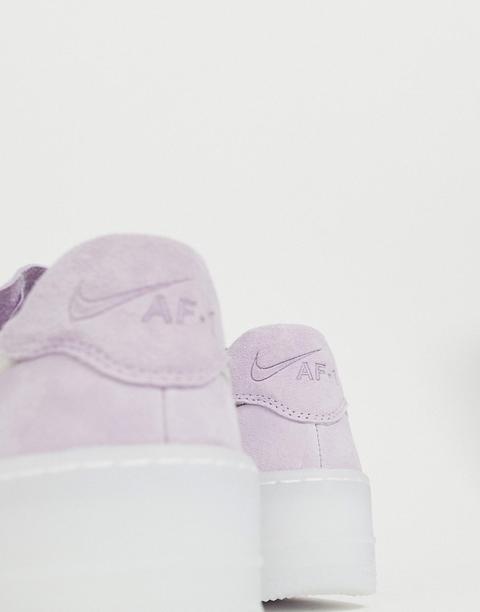 nike lilac air force 1 sage trainers