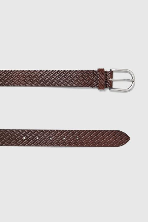 Braided Leather Belt