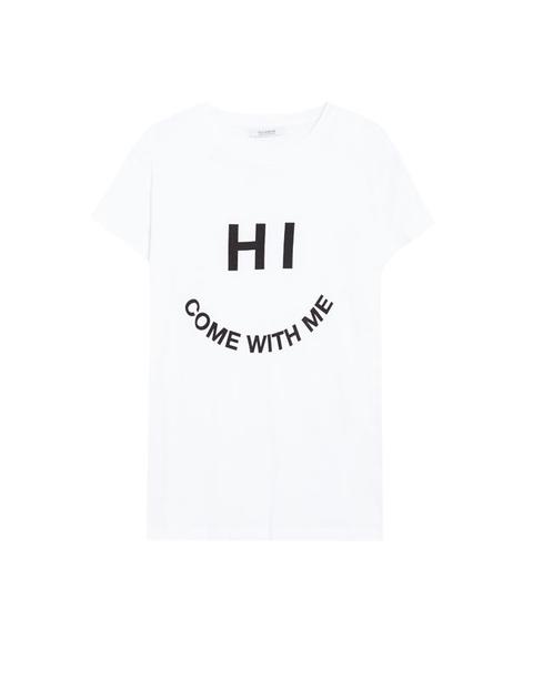 Camiseta Texto 'hi Come With Me'