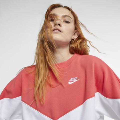 cera Quejar domingo Nike Sportswear Heritage Sudadera De Tejido Fleece - Mujer - Blanco de Nike  en 21 Buttons