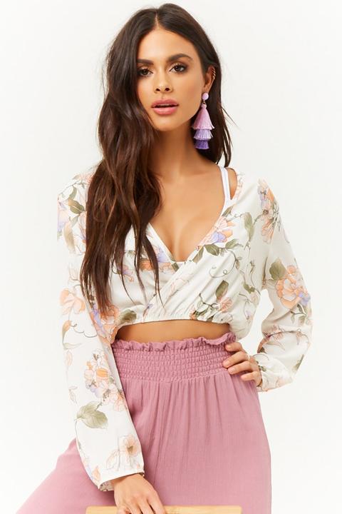 Top Corto A Fiori